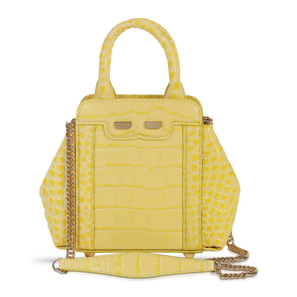 Mini Nott in Yellow Croc | BENE