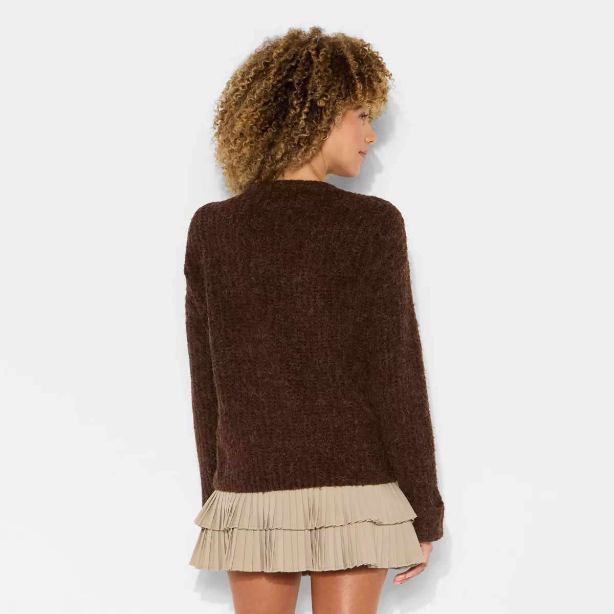 Women's Crewneck Cozy Cocoon Pullover Sweater - Wild Fable™ | Target