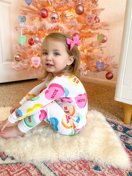Toddler girl Valentine pajamas, Valentine decor

#LTKkids #LTKfamily #LTKSeasonal