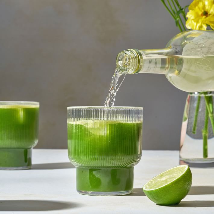 Fluted Acrylic Drinking Glasses | West Elm | West Elm (US)