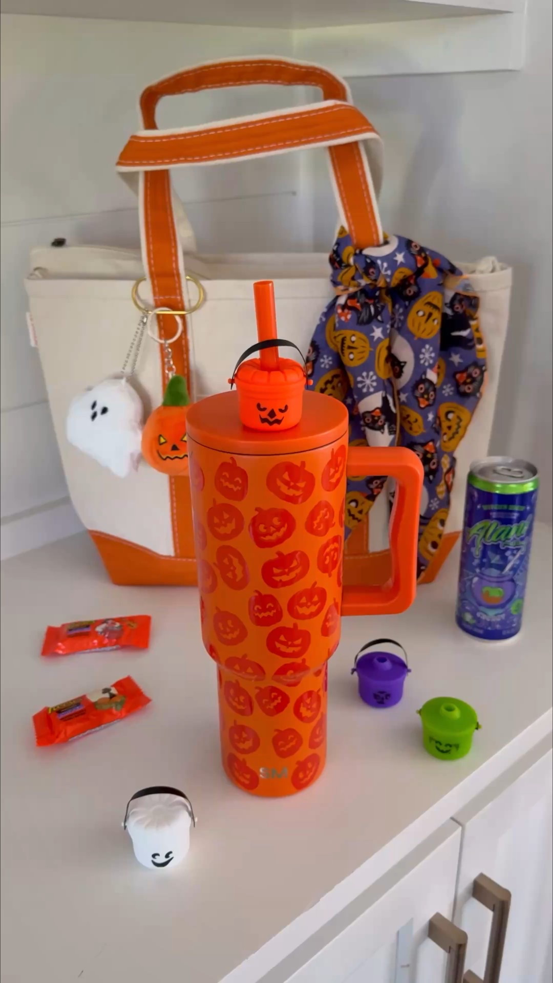 Amazon Halloween bucket straw toppers, Halloween tumbler, pumpkin buckets, nostalgic Halloween, Halloween decor, amazon finds, amazon favorites, amazon must haves, amazon home , boo basket, simple modern halloween tumbler 

How CUTE are these Halloween bucket straw toppers!?😍🎃 would be so cute to add to boo baskets!👻 
And love the new Simple Modern Halloween tumbler prints!!💀 

#LTKFindsUnder50 #LTKFamily #LTKHome
