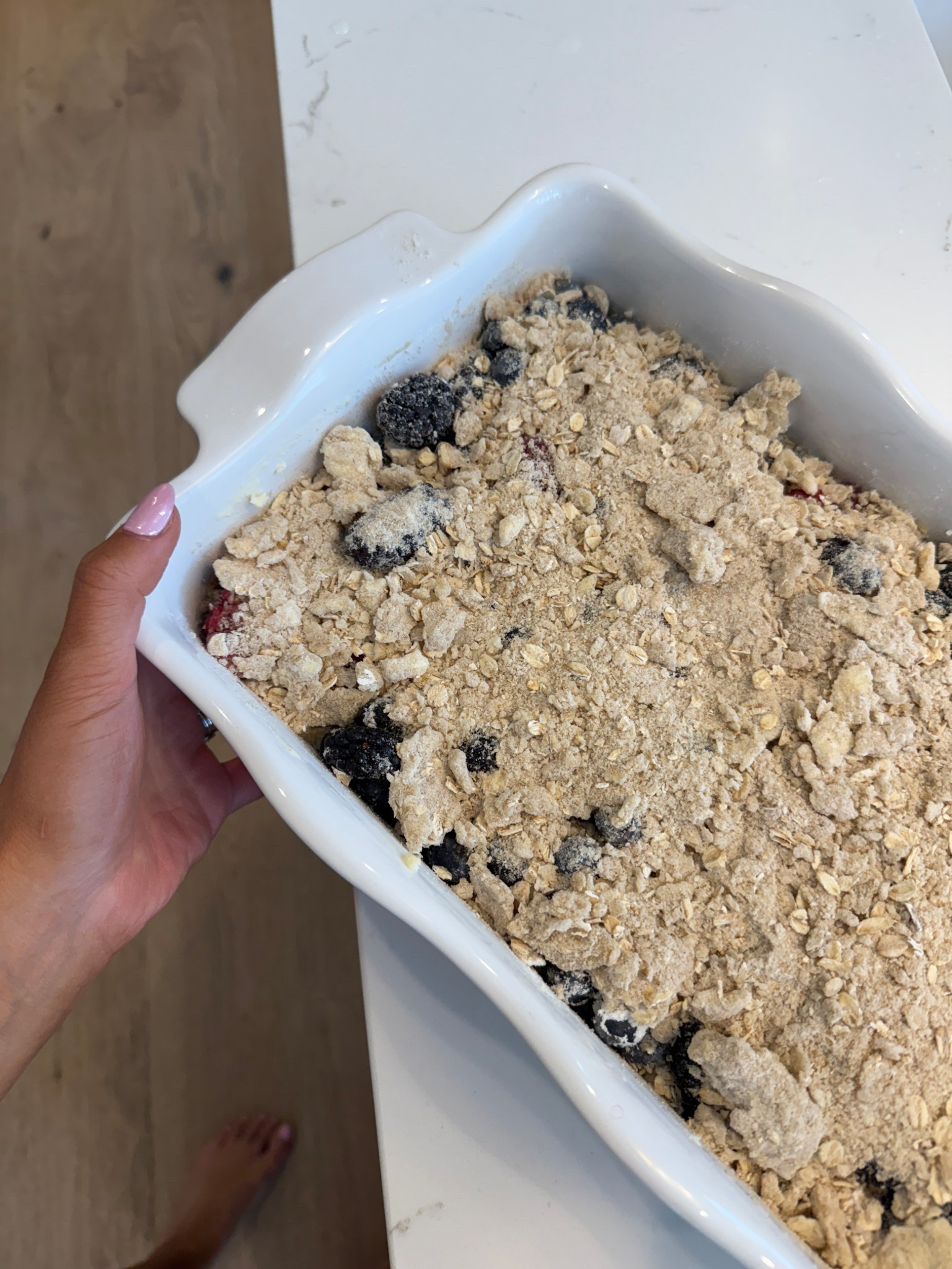 This tasted so good! Baking dish is from Williams-Sonoma. The ruffled edge is so cute.

#LTKStyleTip #LTKHome #LTKFamily