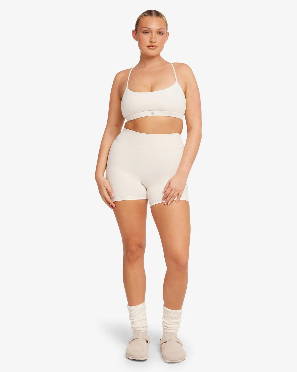 Form Invisible Scrunch Shorts 5" | Vanilla | Crop Shop Boutique AU