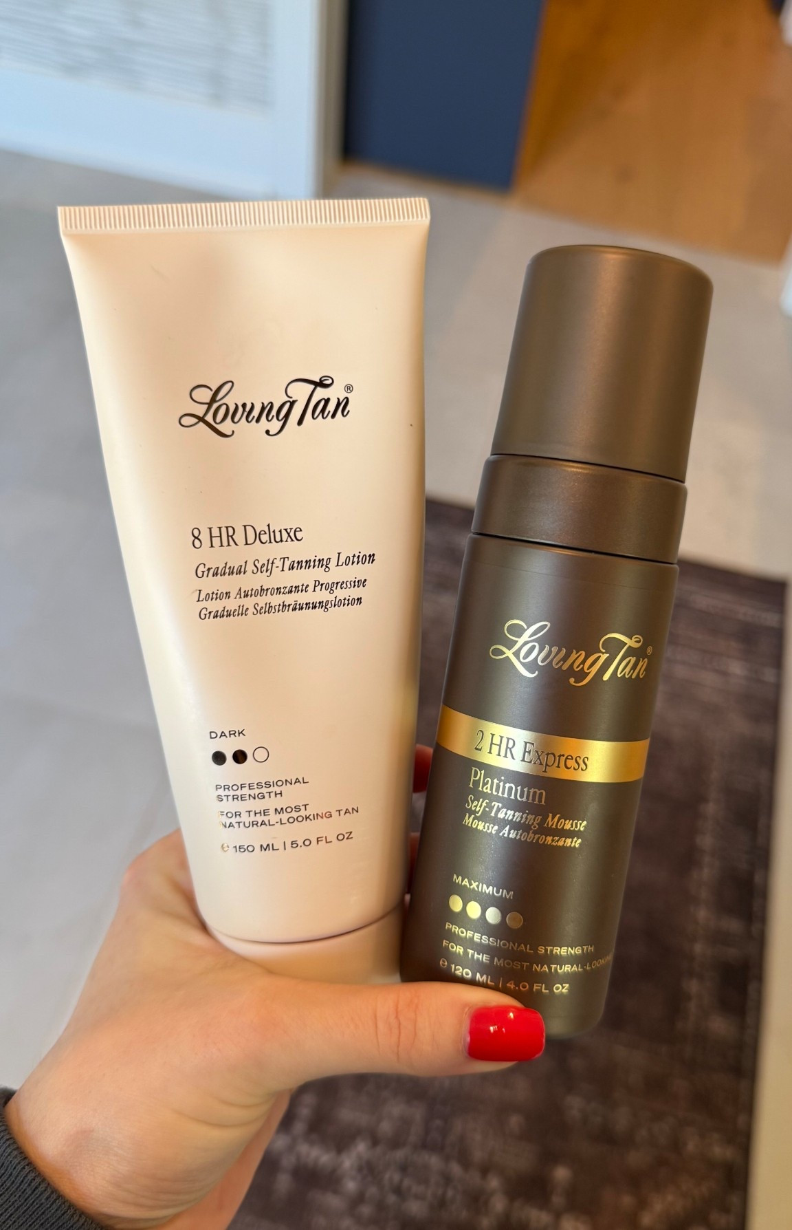 Two of my favorite @Loving Tan US products. Use “TIA” for a free tanning mit

#LTKselfcare #LTKSaleAlert #LTKBeauty