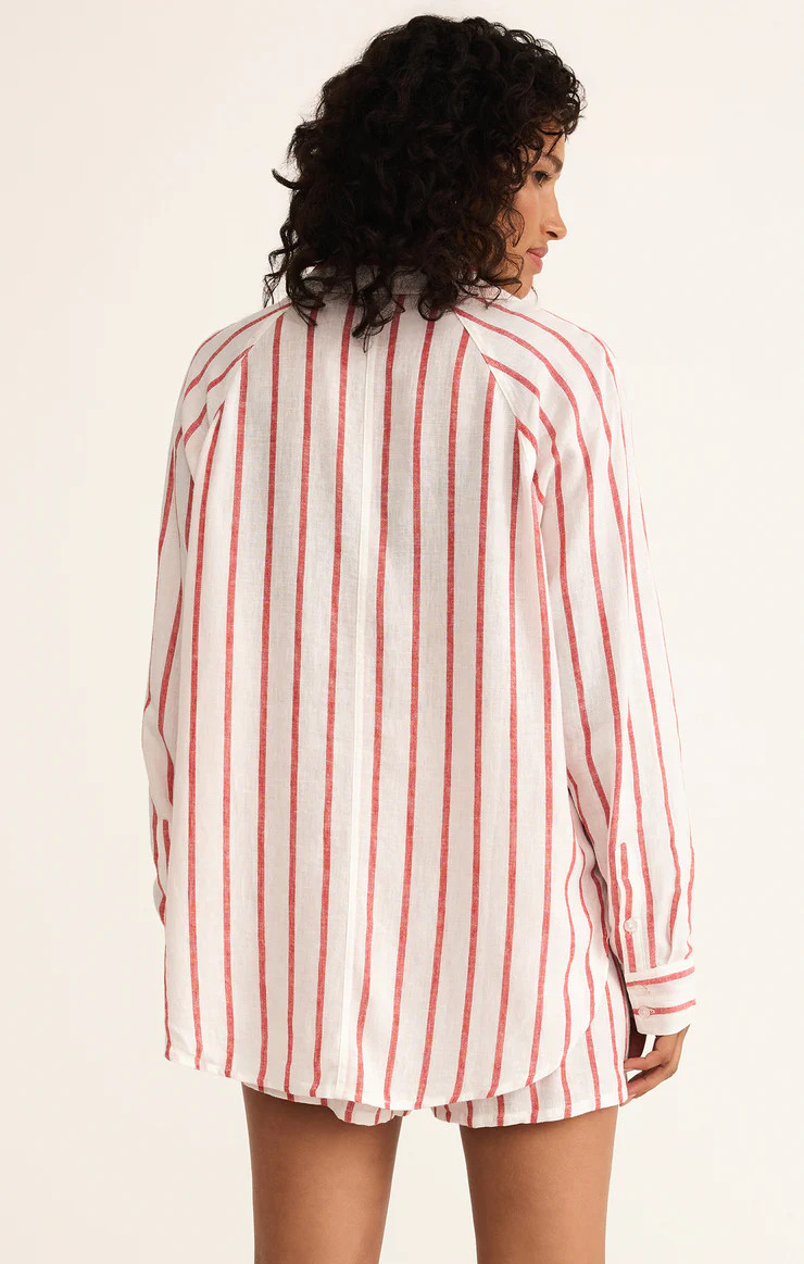 Perfect Linen Striped Top | Z Supply