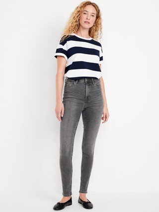 Extra High-Waisted Rockstar 360° Stretch Super-Skinny Jeans | Old Navy (US)