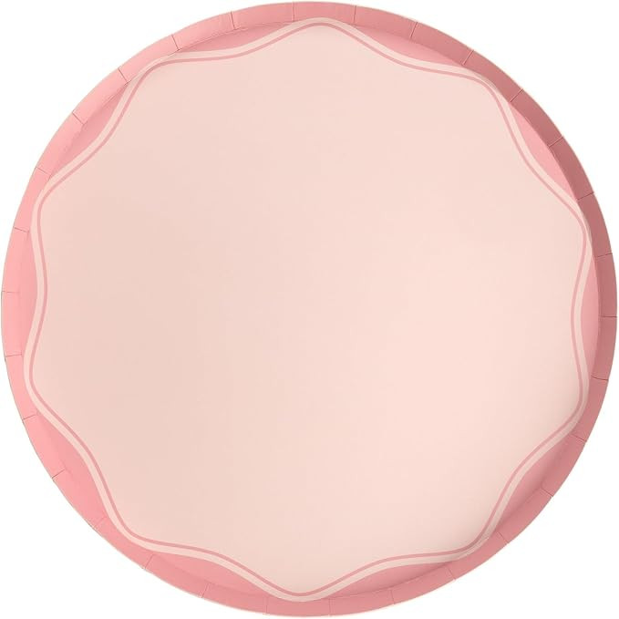 Gatherings by CP Color Block Dinner Plates, 10.5 Inch Disposable Party Plates in Multiple Colors ... | Amazon (US)
