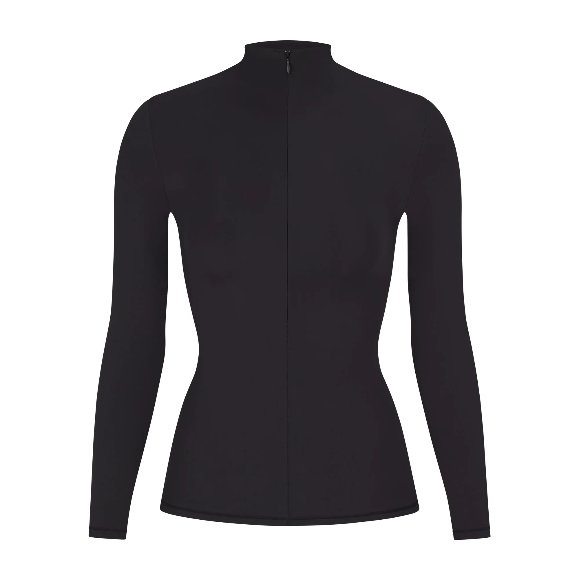 HALF ZIP LONG SLEEVE TOP | SKIMS (US)