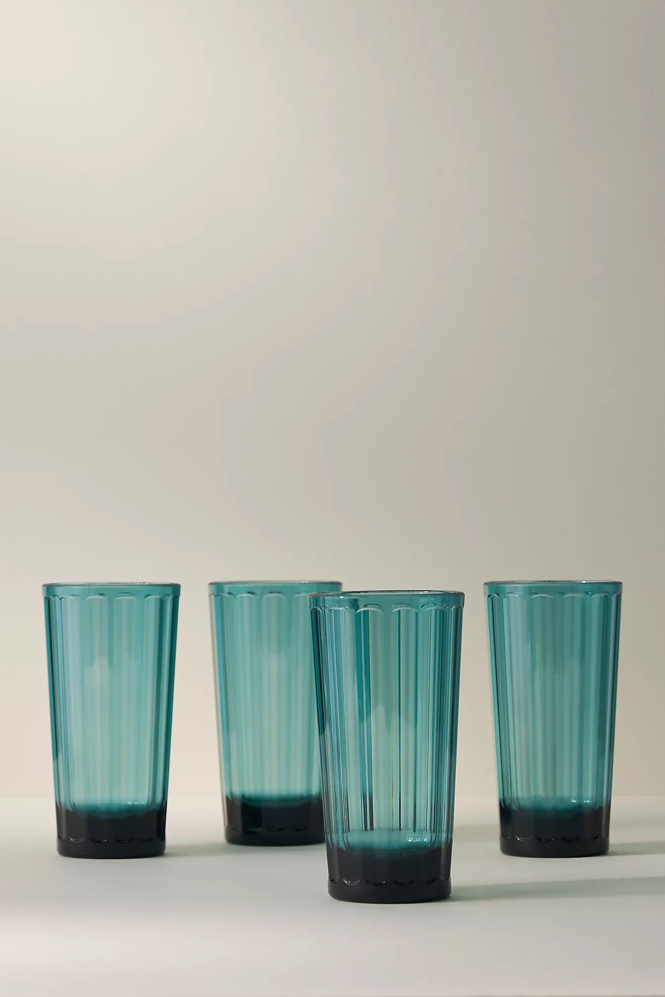 Lucia Acrylic Highball Glasses, Set of 4 | Anthropologie (US)