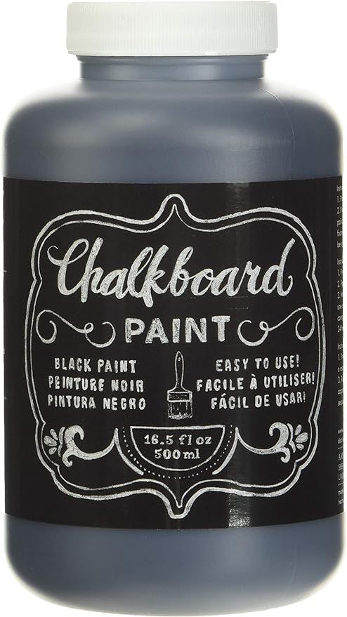 DIY Shop Chalkboard Paint by American Crafts | 16.2 ounces, Black (366867) | Amazon (US)