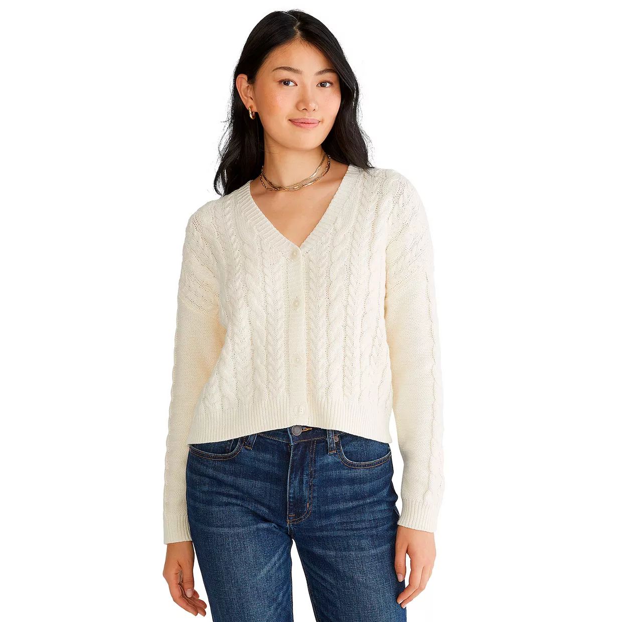 Juniors' Aeropostale Slouchy Cardigan | Kohl's