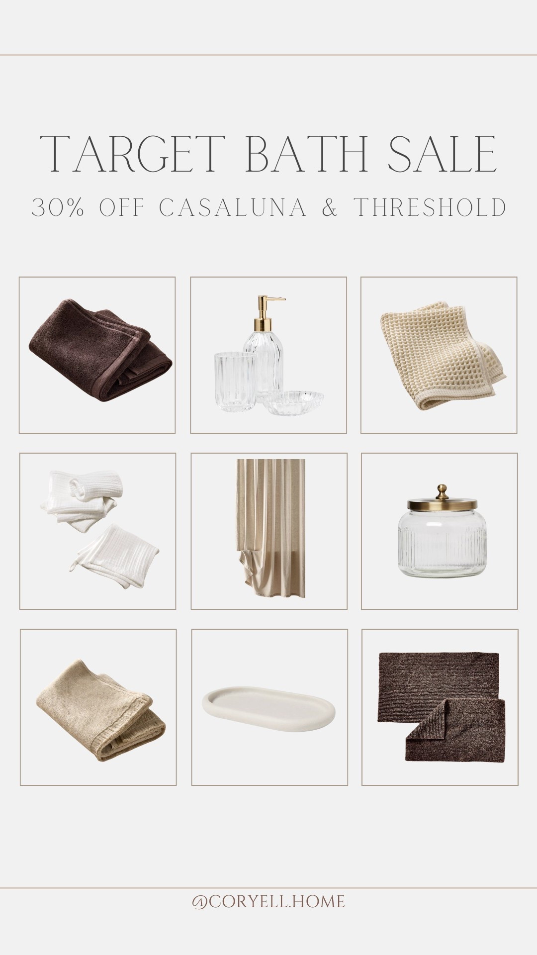 Target Casaluna & Threshold bath favorites are 30% off right now through tomorrow 4/12!! Such beautiful towels, bath accessories, shower curtains, mats, and more! 

#LTKSaleAlert #LTKHome #LTKStyleTip