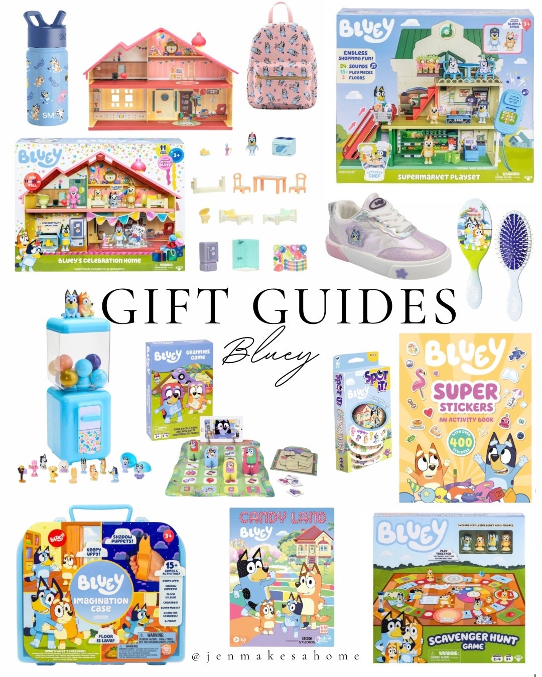 Gift ideas for kids & toddlers who love bluey!

Bluey games, bluey toys, bluey and bingo, toddler gift ideas, 2 year old gift idea, 3 year old gift ideas

#LTKGiftGuide #LTKCyberWeek #LTKKids