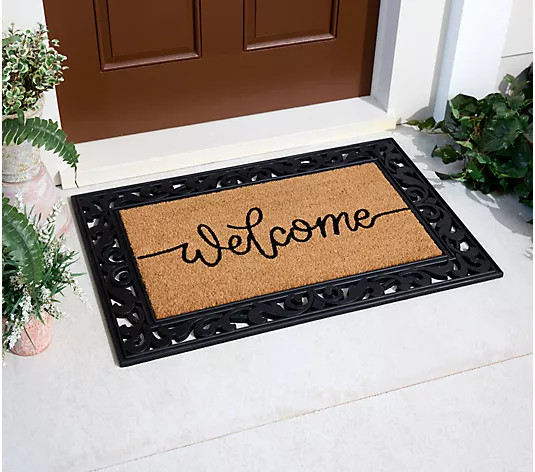 Home Reflections 5-Pc Holiday Doormats with Rubber Base | QVC