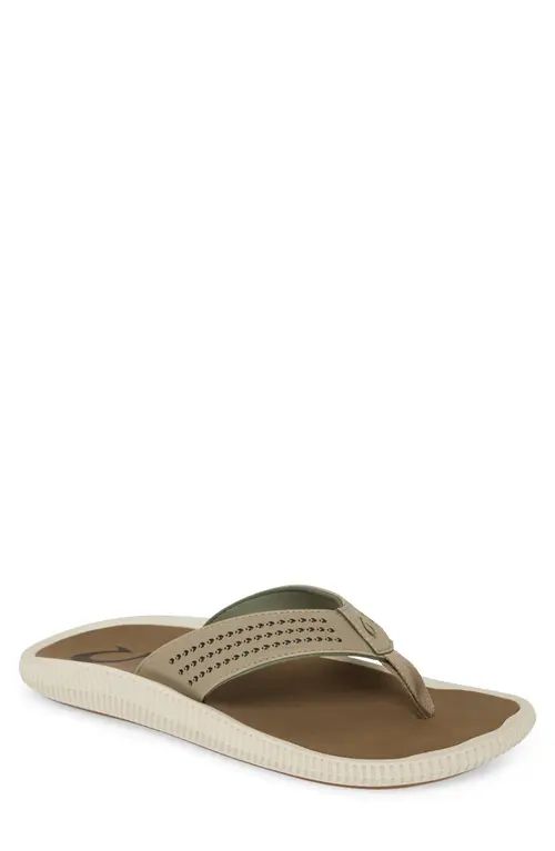 OluKai Ulele Flip Flop in Clay/Mustang at Nordstrom, Size 7 | Nordstrom