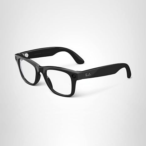 Ray-Ban Meta (Gen 1), Wayfarer Large, Shiny Black | Smart AI Glasses for Men, Women — 12 MP Ult... | Amazon (US)