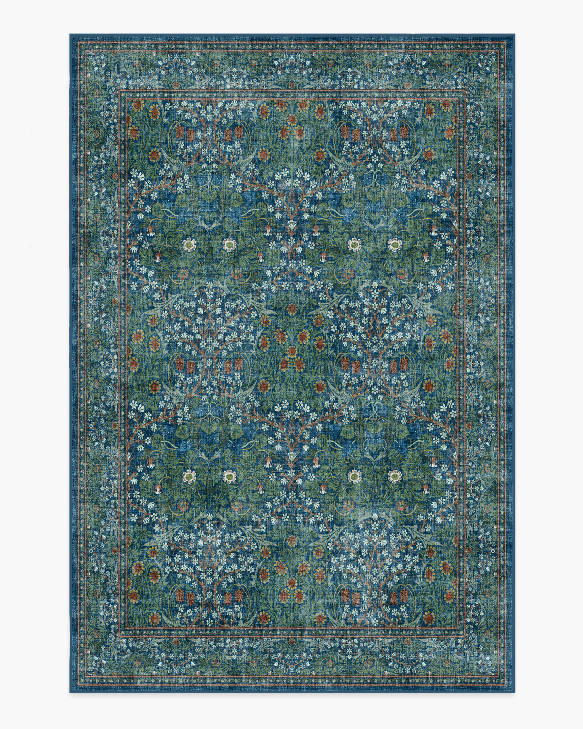 Blackthorn Navy Rug | Ruggable