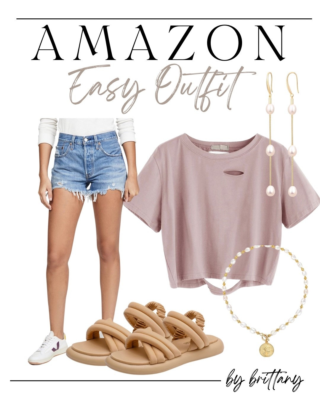 Amazon finds I’m actually wearing on repeat 🤍
This easy outfit is comfy, flattering, and so versatile — casual errands, mom life, travel days, you name it. The tee is soft + relaxed, the shorts are the perfect lived-in fit, and these sandals are insanely comfortable.
✨ All affordable
✨ True to size
✨ Amazon Easy Outfit = fast shipping
👉 Linked in LTK


#LTKTravel #LTKootd #LTKgrwm