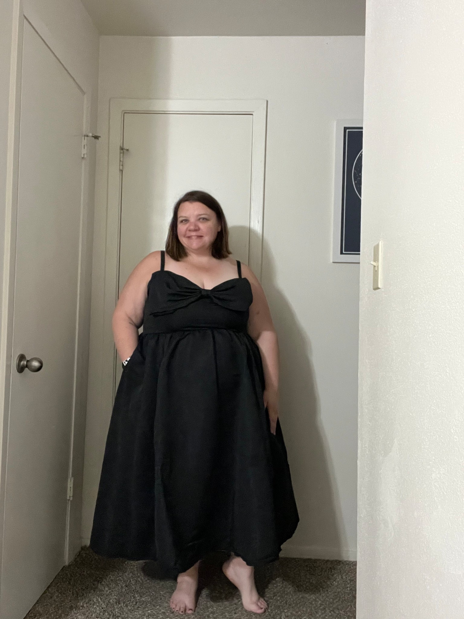 Such a beautiful dress! Love the bow. Feel so elegant 🩷

#LTKHoliday #LTKPlusSize