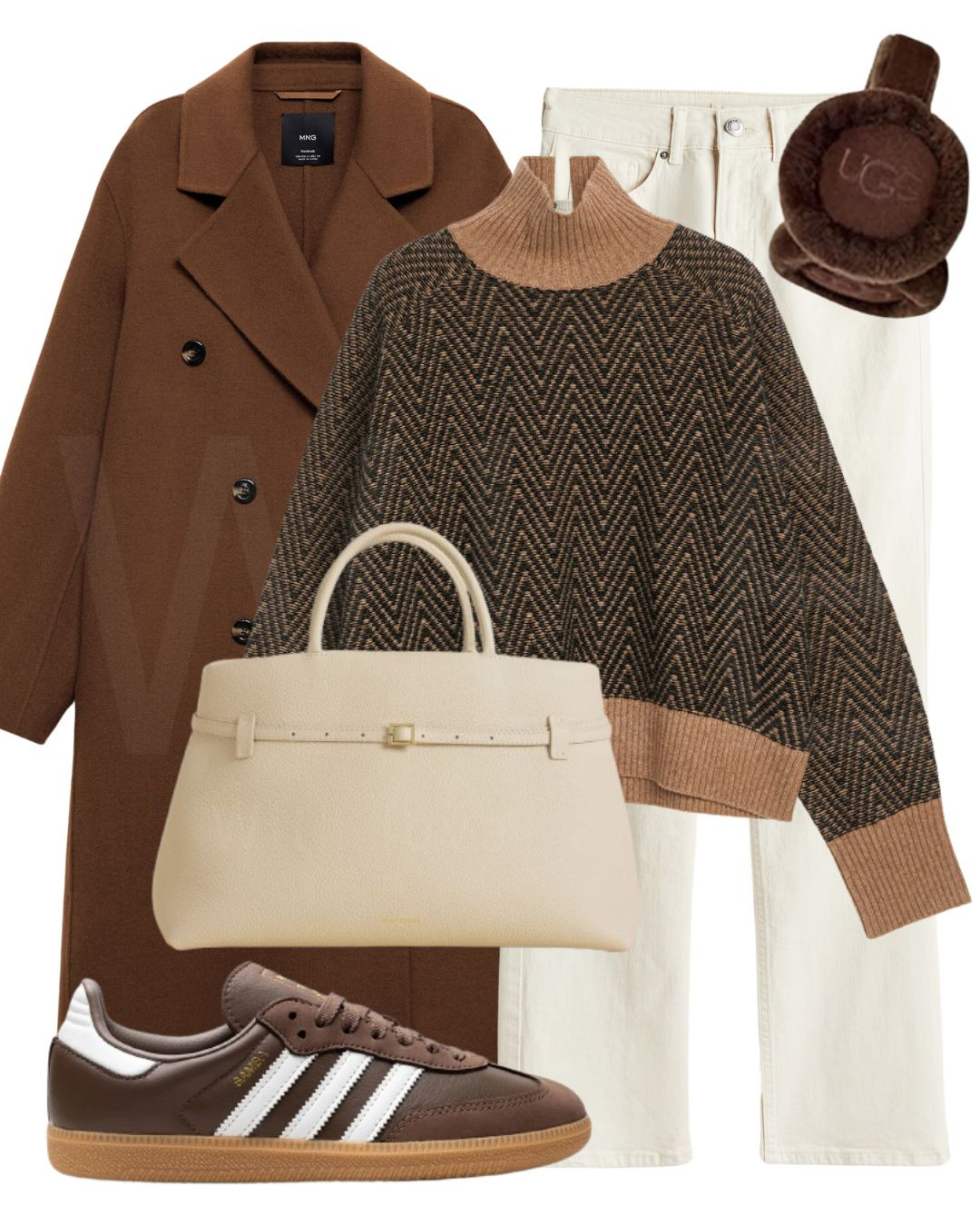 Creamy and brown winter outfit 


Bag; Manu Atelier 




earmuffs, ugg, arket, mango, brown wool coat, winter fashion, cream jeans  

 

#LTKwinter #LTKstyletip