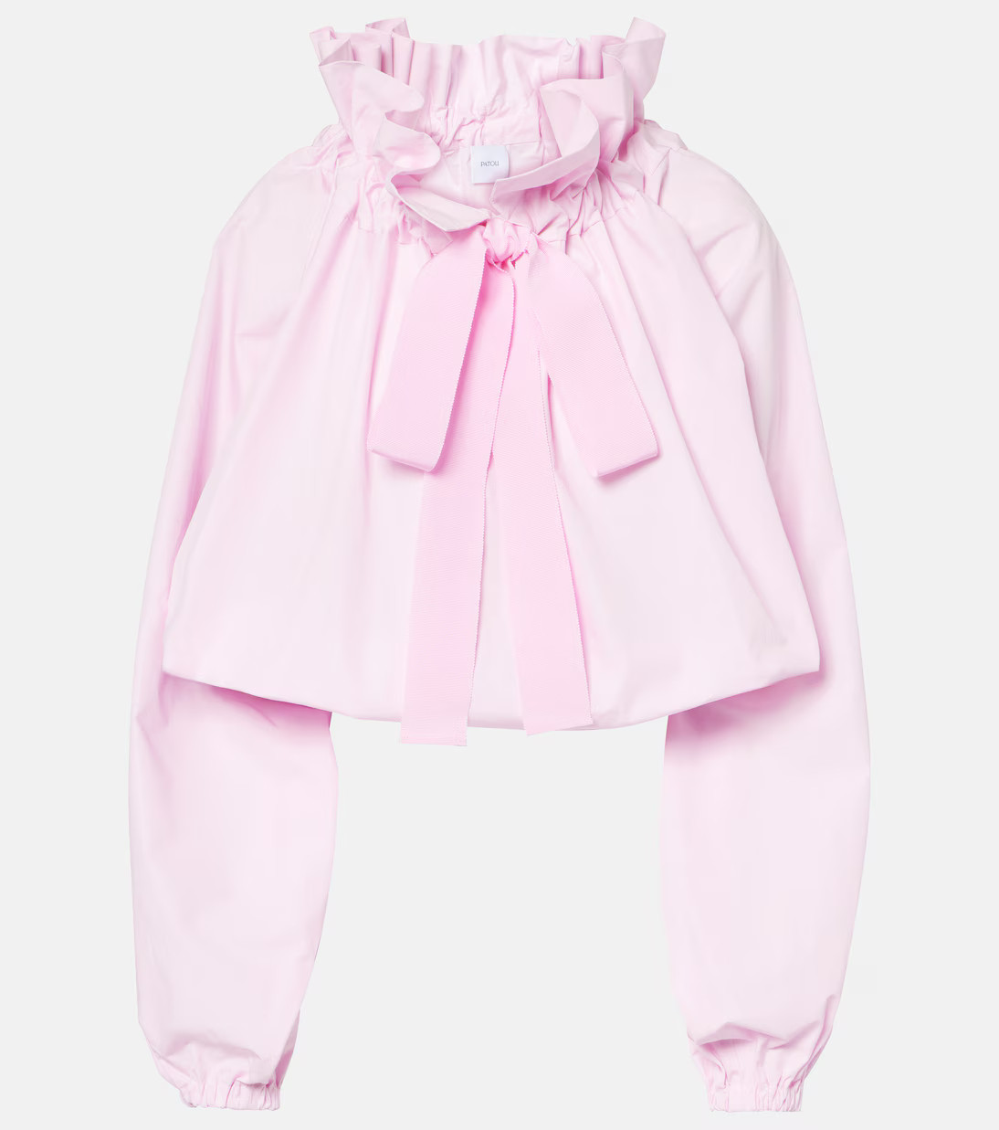 Iconic bow-detail ruffled cotton blouse | Mytheresa (US/CA)