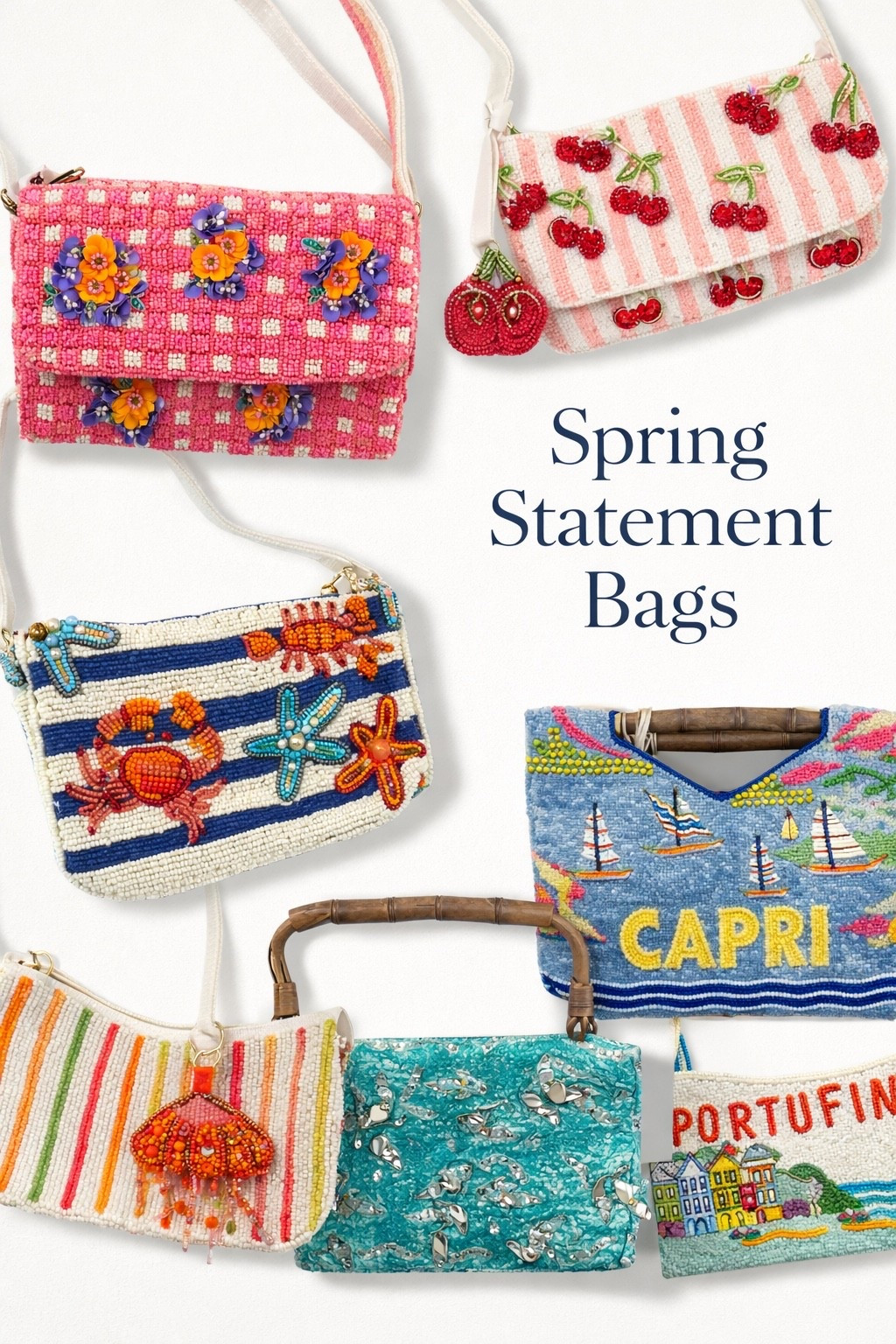 These beaded bags! 

#LTKSeasonal #LTKTravel #LTKSpringSale