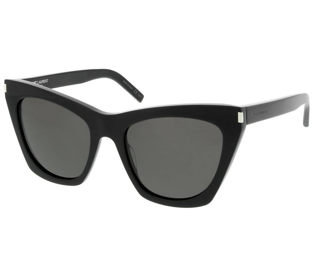 Saint Laurent Black Kate Cat-Eye Sunglasses - QVC.com | QVC