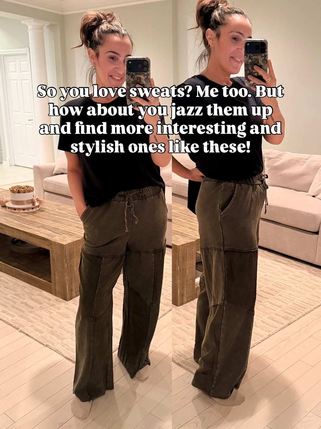 At the end of the day we actually aren’t “JUST” moms! We are so much more and we deserve to treat ourselves as such! It’s sometimes just the little things!

Sizing:
Medium in undies and sweats
Bra I’m actually a 32H but do a 34g which is my sister size
Jeans I size down to a 28.

#amazonfinds #mommusthaves #csectionbelly 

 #LTKdayinmylife #LTKmomlife #LTKOver40