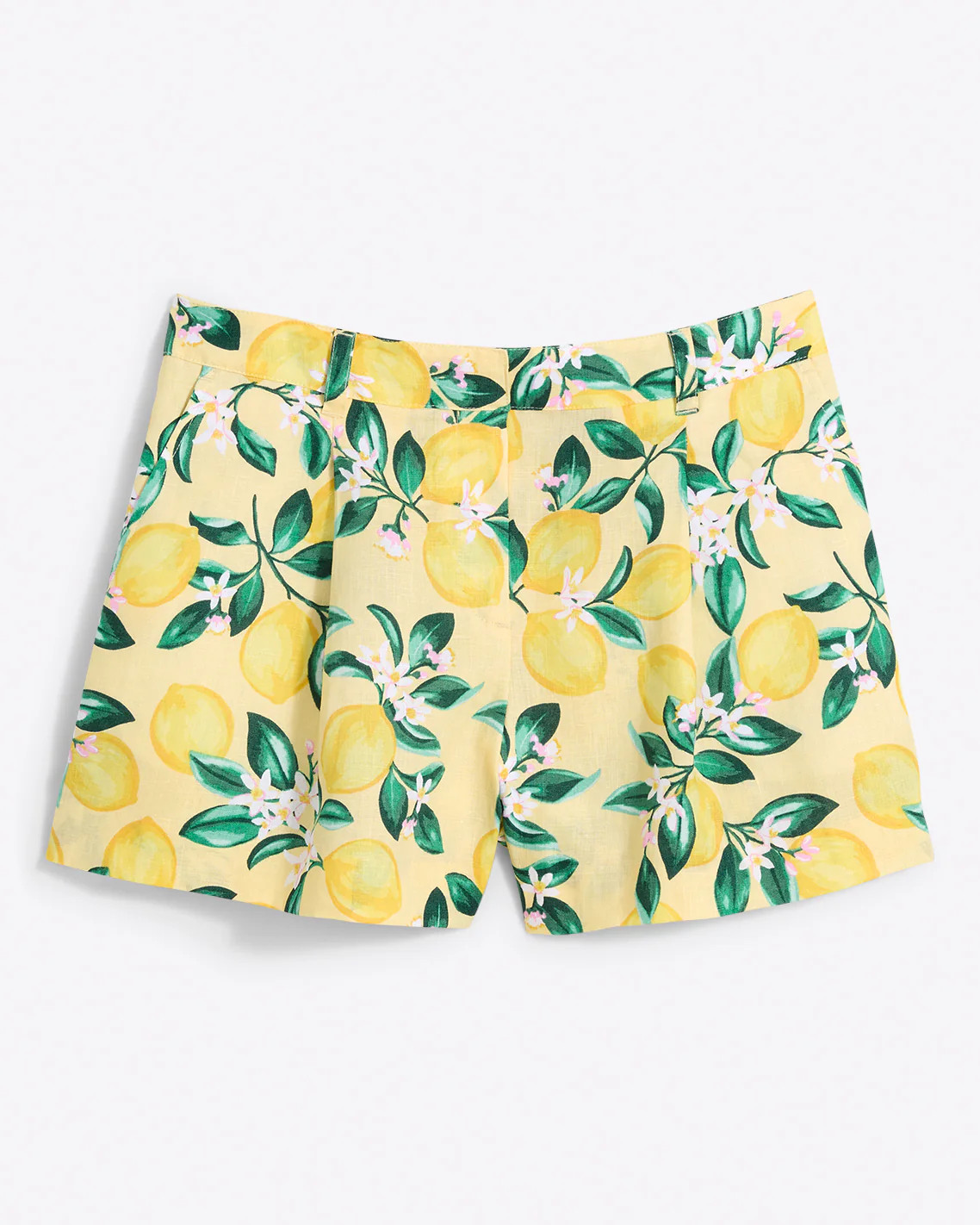 Pleated Short in Lemon Blossom | Draper James (US)