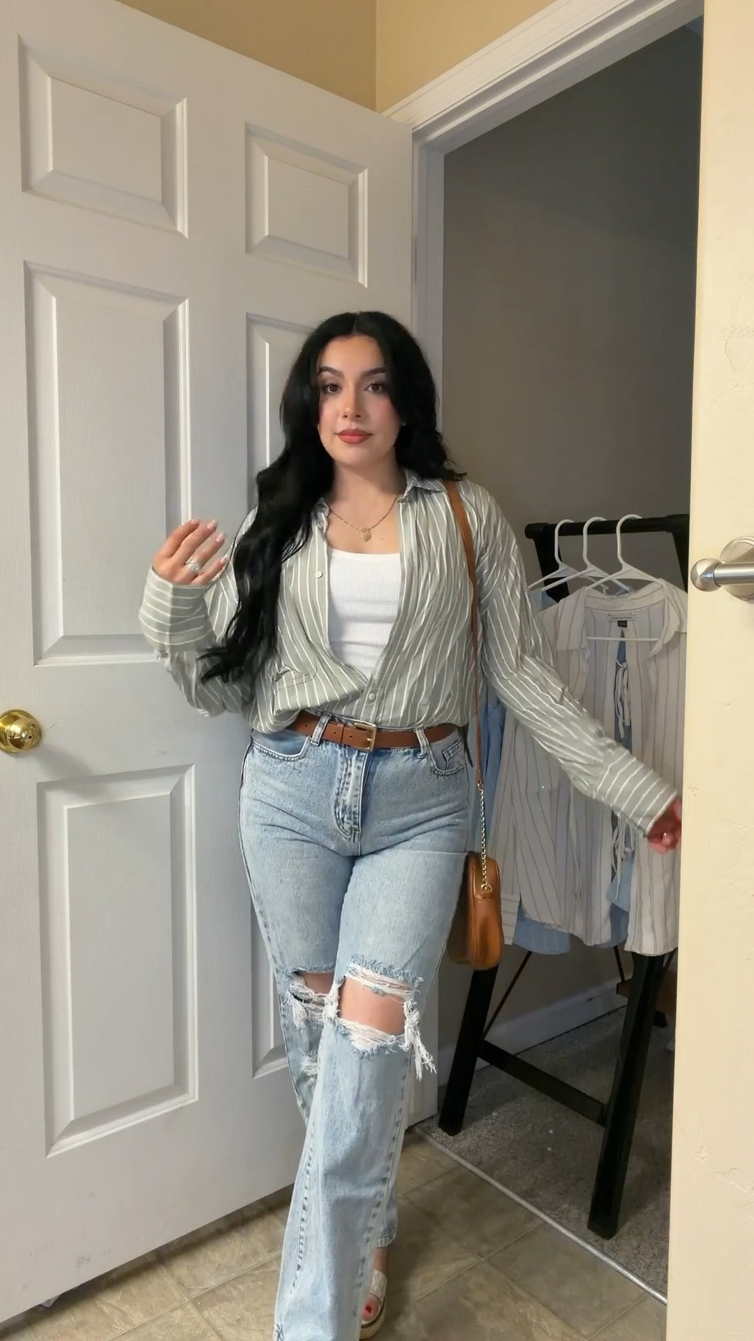 Exact button ups and jeans are, unfortunately, out-of-stock but I listed some very similar options in place of them. The original button ups and the jeans are from SHEIN. These jeans don’t stretch but fit like a glove and are amazing quality!
.
Spring Outfit, Spring Inspo, Spring Fashion, GDWM, Outfit Inspo 

#LTKSpringSale #LTKU #LTKootd