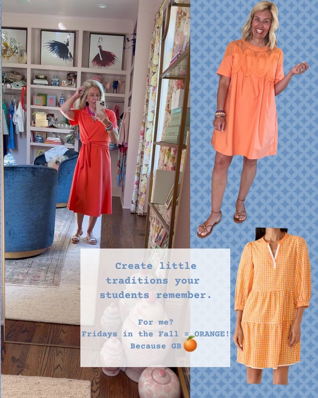 Creating traditions with my students was always so much fun! 🍊