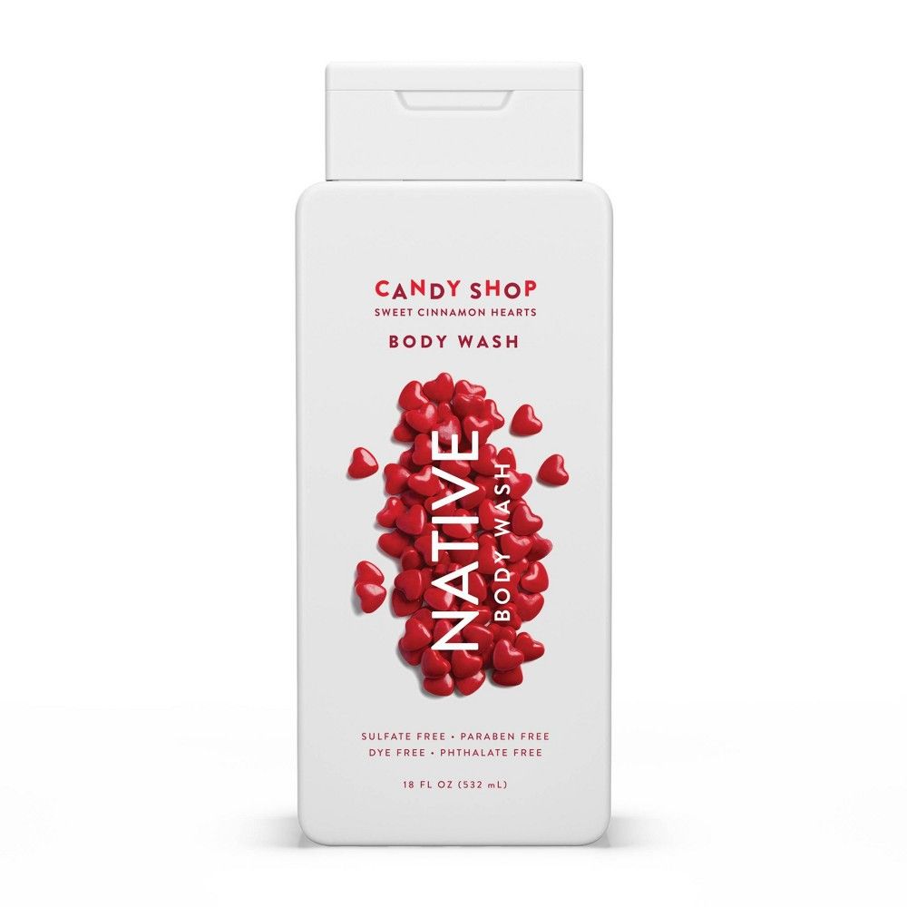 Native Limited Edition Sweet Cinnamon Hearts Body Wash - 18 fl oz | Target