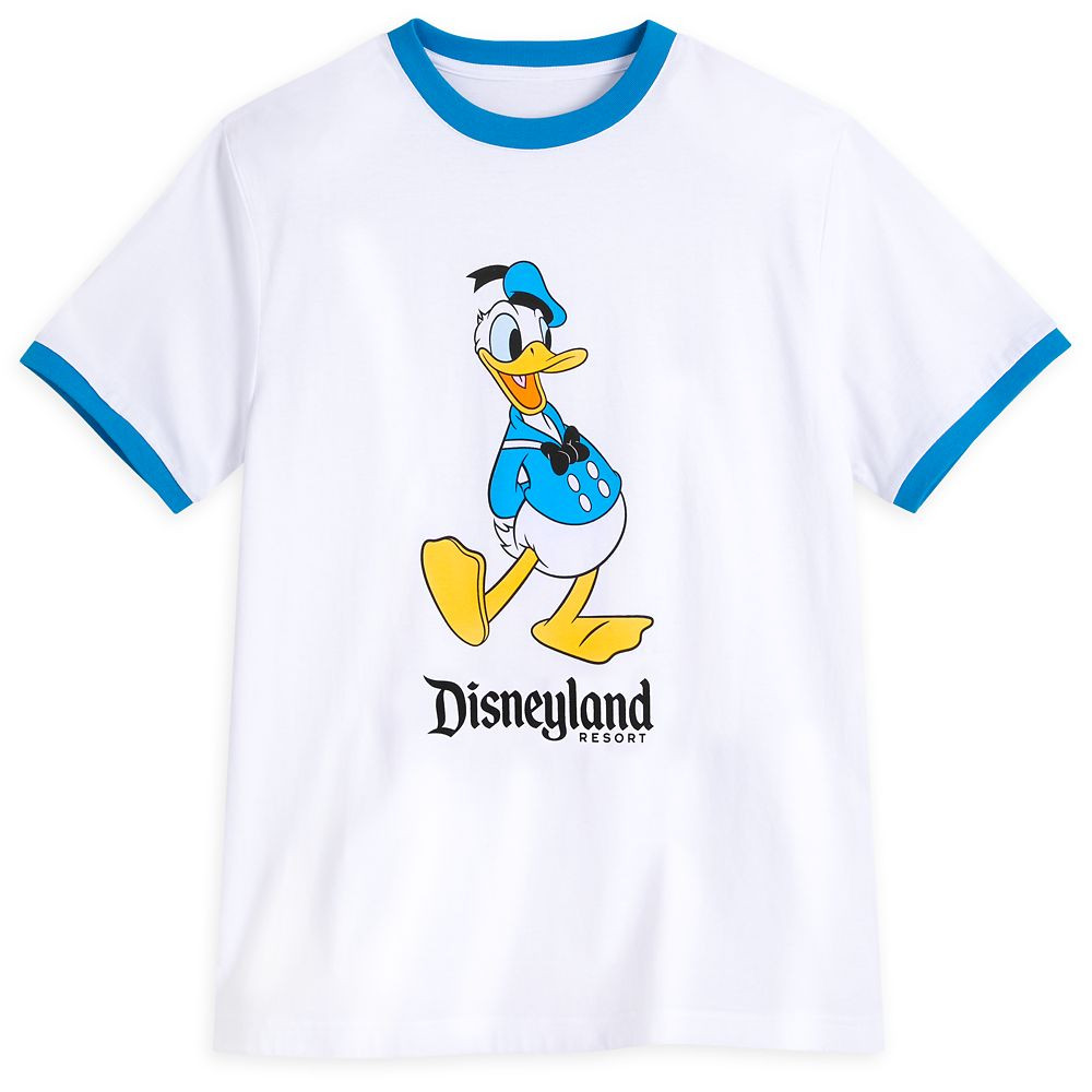 Donald Duck Ringer T-Shirt for Adults – Disneyland | Disney Store
