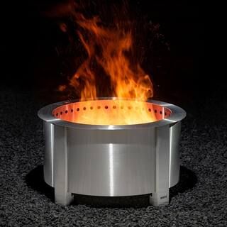 Breeo X Series 24 Smokeless Fire Pit in Stainless Steel BR-X24S - The Home Depot | The Home Depot