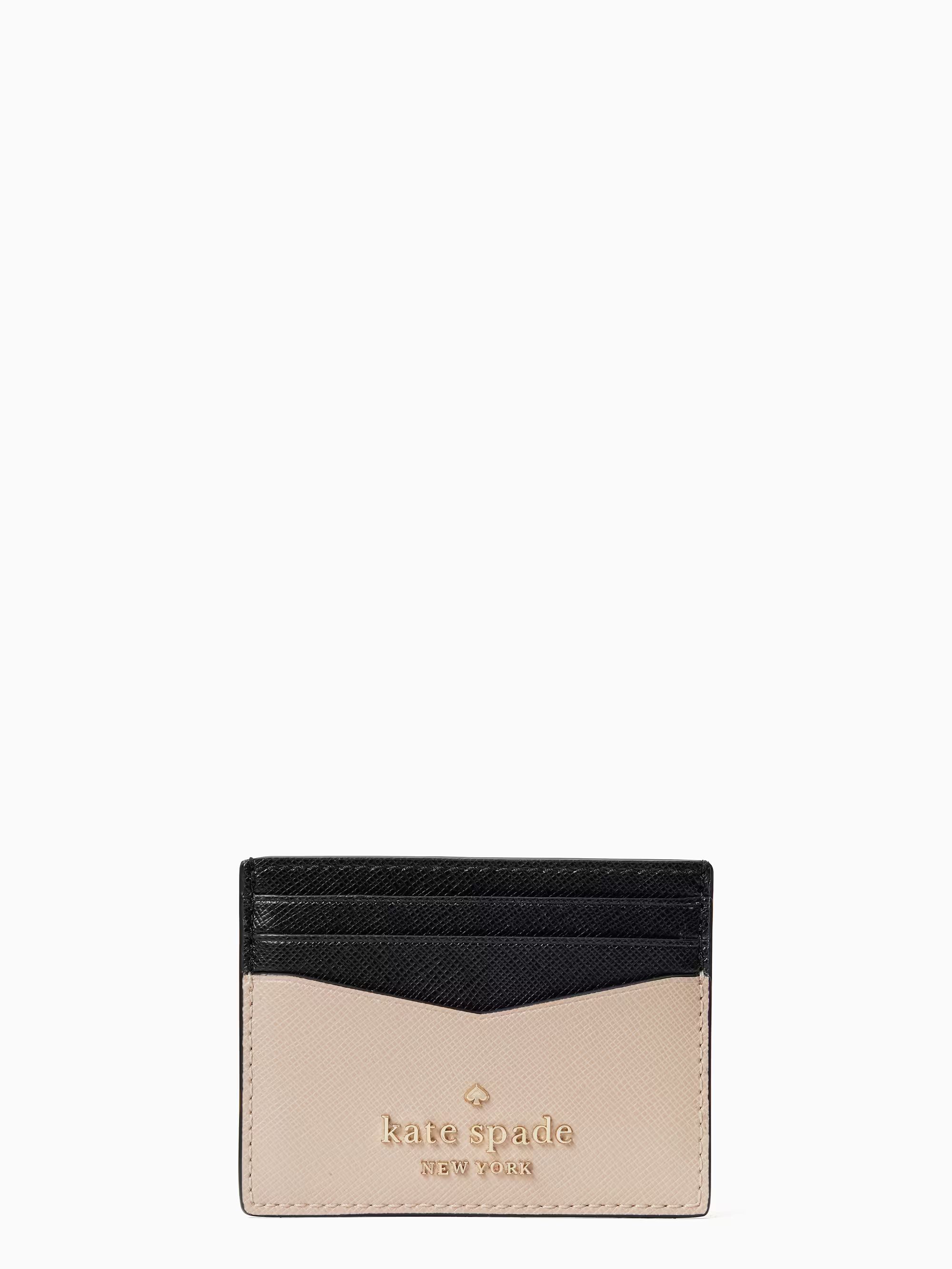 staci colorblock small slim card holder | Kate Spade Outlet