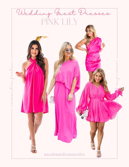 Love these pink dresses for Spring/Summer wedding guest outfits 

#LTKunder100 #LTKstyletip #LTKwedding