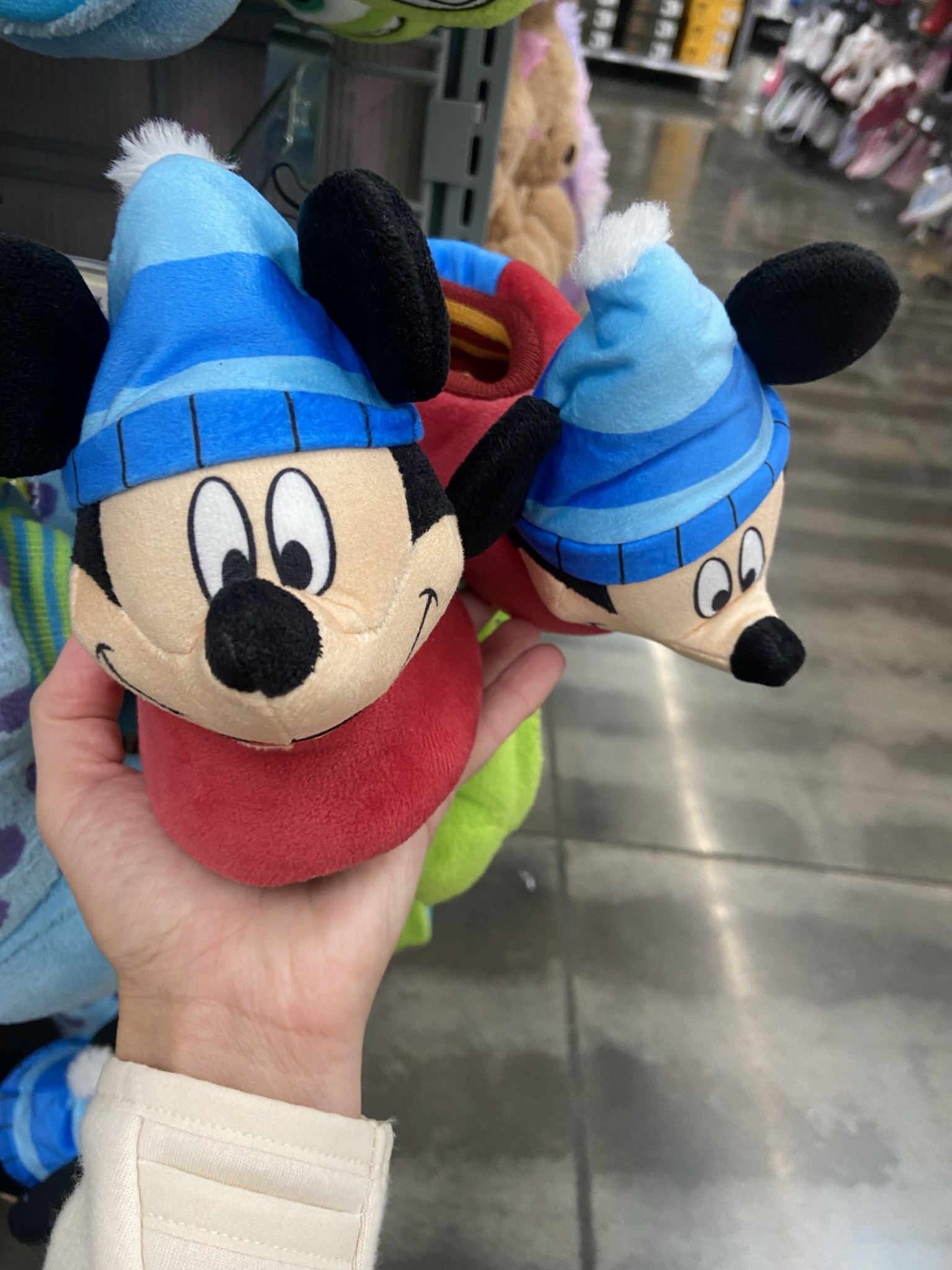 Toddler Mickey Mouse in his sleeping bag slippers! My son loves slippers and wears his almost every morning before school.  Im definitely getting him a new pair for Christmas.  


#toddler #toddlergift #giftunder15 #budgetfriendly #walmart #mickeymouse #disney #toddlerslippers 


#LTKKids #LTKGiftGuide #LTKFindsUnder50