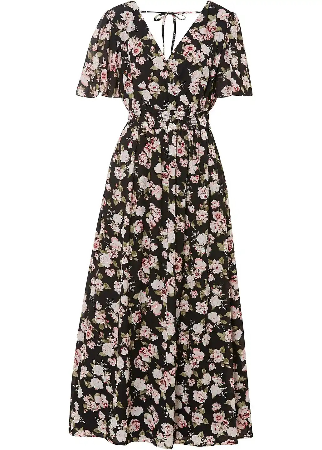 Maxikleid mit Blüten-Print | Bonprix DE
