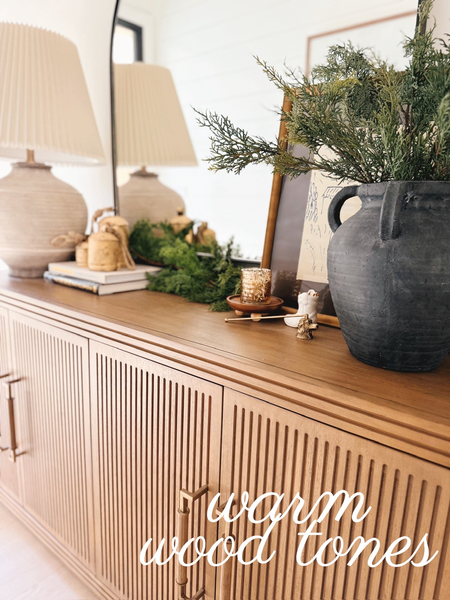 ✨ Your entryway sets the tone for your entire home — make it a moment worth remembering.
This space blends warm wood tones, a statement arched mirror, a pleated sculptural lamp, layered artwork, natural greenery, and thoughtful accessories. It’s cozy, elevated, and beautifully balanced… the perfect Modern Classic welcome.

#porcheandco #entrywaydecorinspo #modernhomeentry #consoletableideas #warmwoodtones #pleatedlamptrend #layeredartwork #organicgreenerydecor #neutralentryway #homedesigninspiration

Do you want to bring our dreamy Modern Classic style interior design into your own home? 🏡 You’re in luck! Reserve our Online Interior Design packages today -> https://porcheandco.com/edesign ✨ We can’t wait to work with you & design your home with #porcheandco


#LTKHome #LTKSeasonal #LTKHoliday
