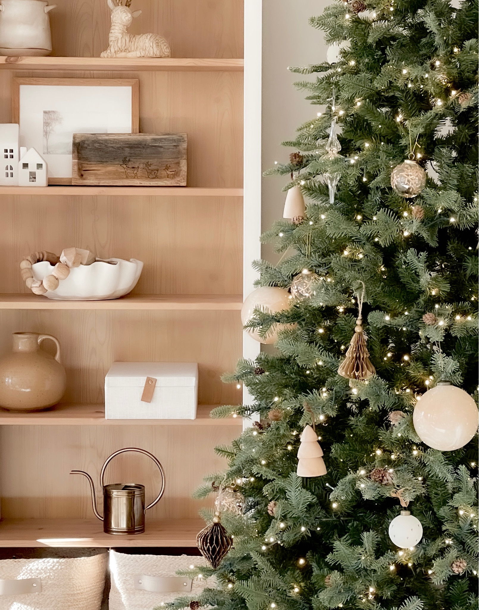 Neutral Christmas decor from pepperandvetiver.com

#LTKSeasonal #LTKHoliday #LTKhome