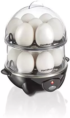  Hamilton Beach 3-in-1 Electric Egg Cooker for Hard