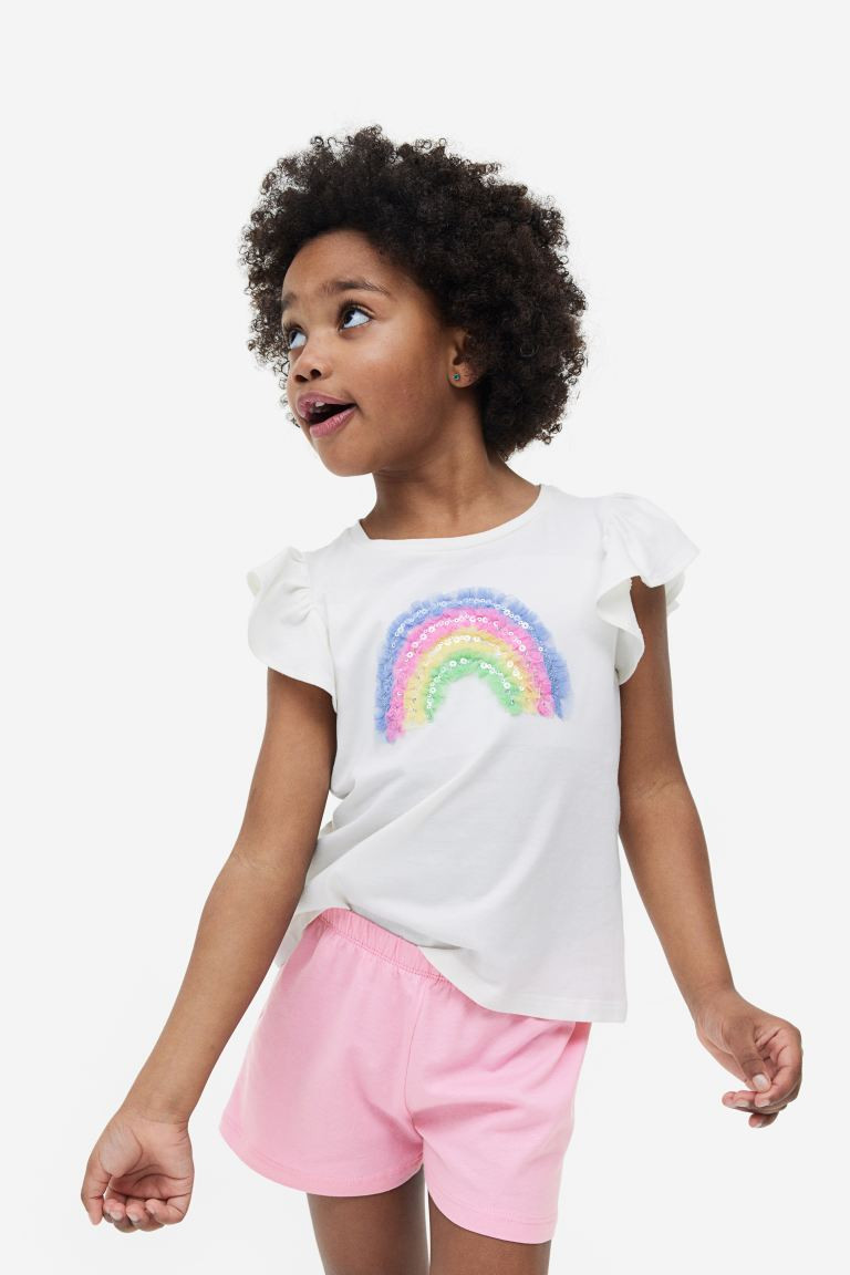 5-pack cotton shorts - Light purple/Light yellow - Kids | H&M GB | H&M (UK, MY, IN, SG, PH, TW, HK)