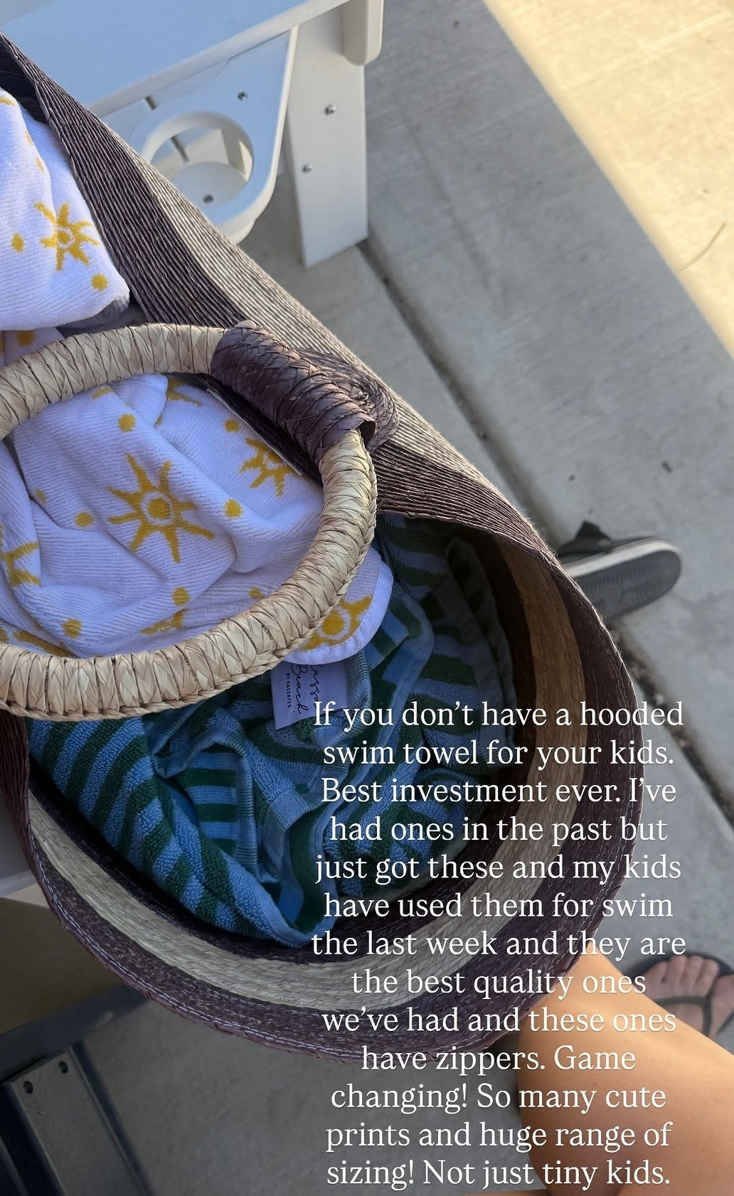 The zippers on these hooded towels are game changing. They are such high quality and awesome size options.  

 #LTKmomlife #LTKKids