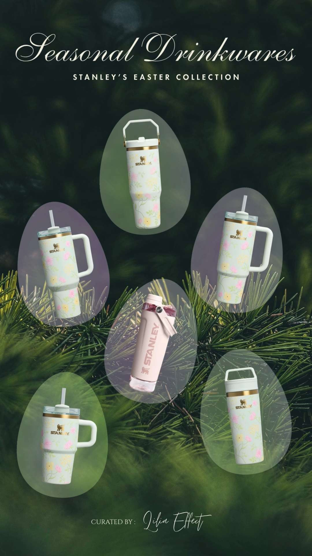 Stanley’s Easter collection 🐣🤍 Soft pastels, cute details, and the perfect tumblers to make every sip feel a little more festive. 🌸✨
 

 #LTKSeasonal #LTKActive #LTKKids