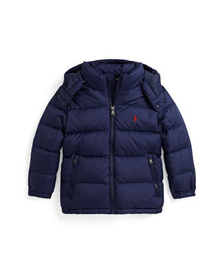 Toddler and Little Boys 2-7 Ripstop Down Hooded Jacket | Macy's