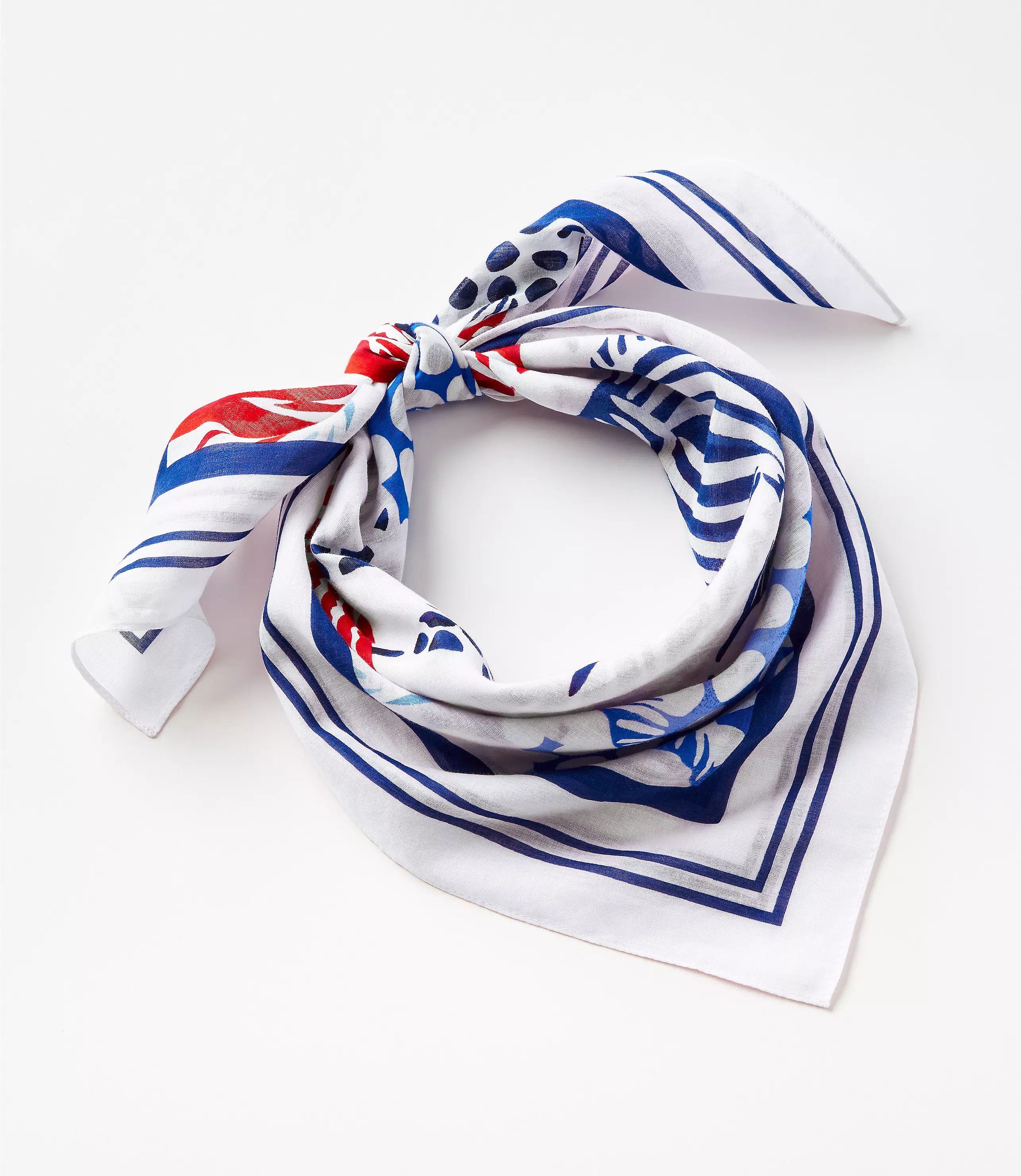 Fish Square Scarf | LOFT