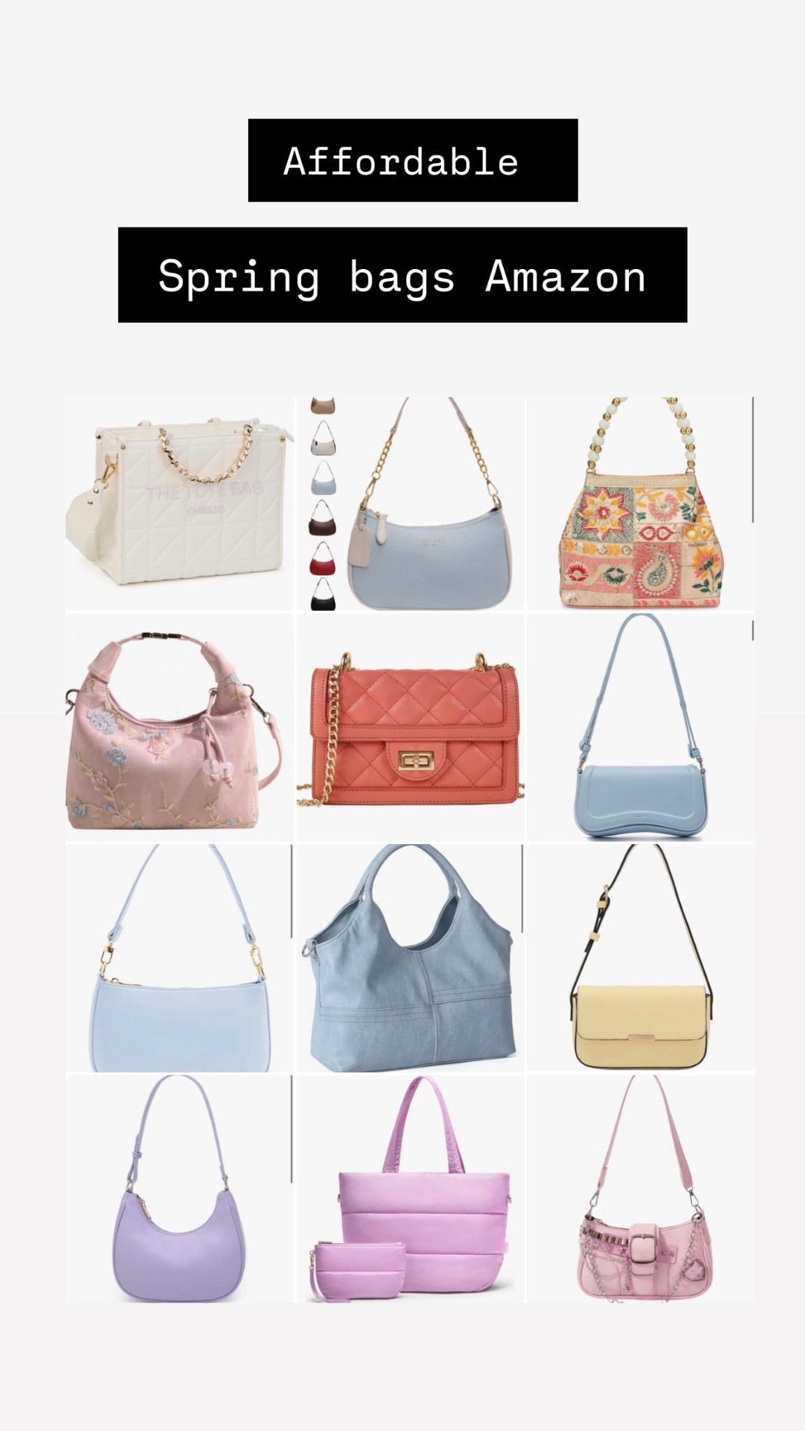 Spring handbags and purses from Amazon 