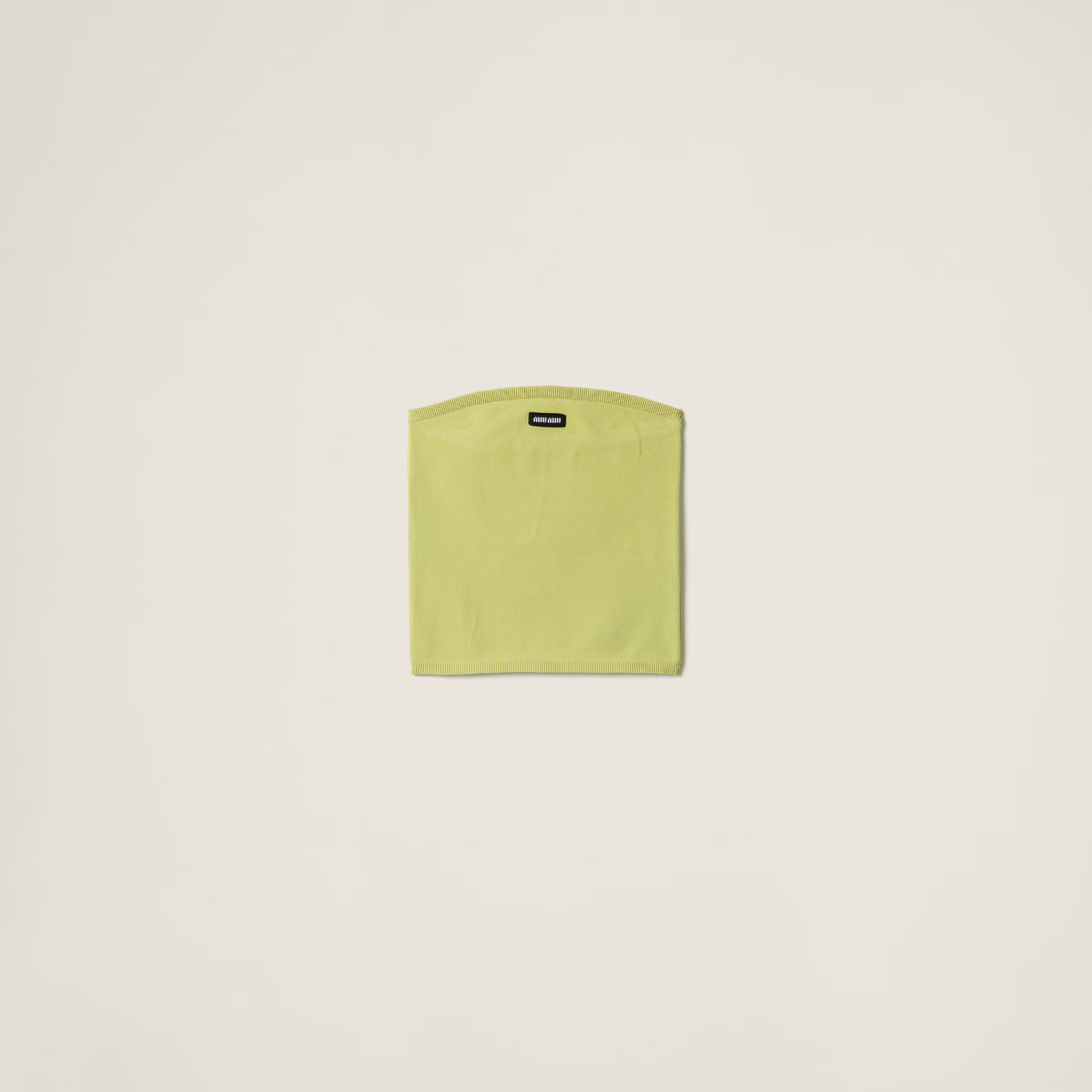 Pistachio Green Viscose Top | Miu Miu | Miu Miu US