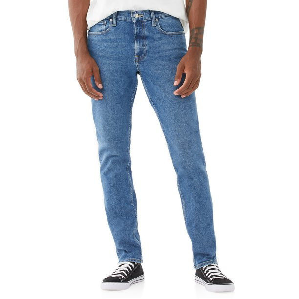 Free Assembly Men's Athletic Slim Fit Jeans - Walmart.com | Walmart (US)