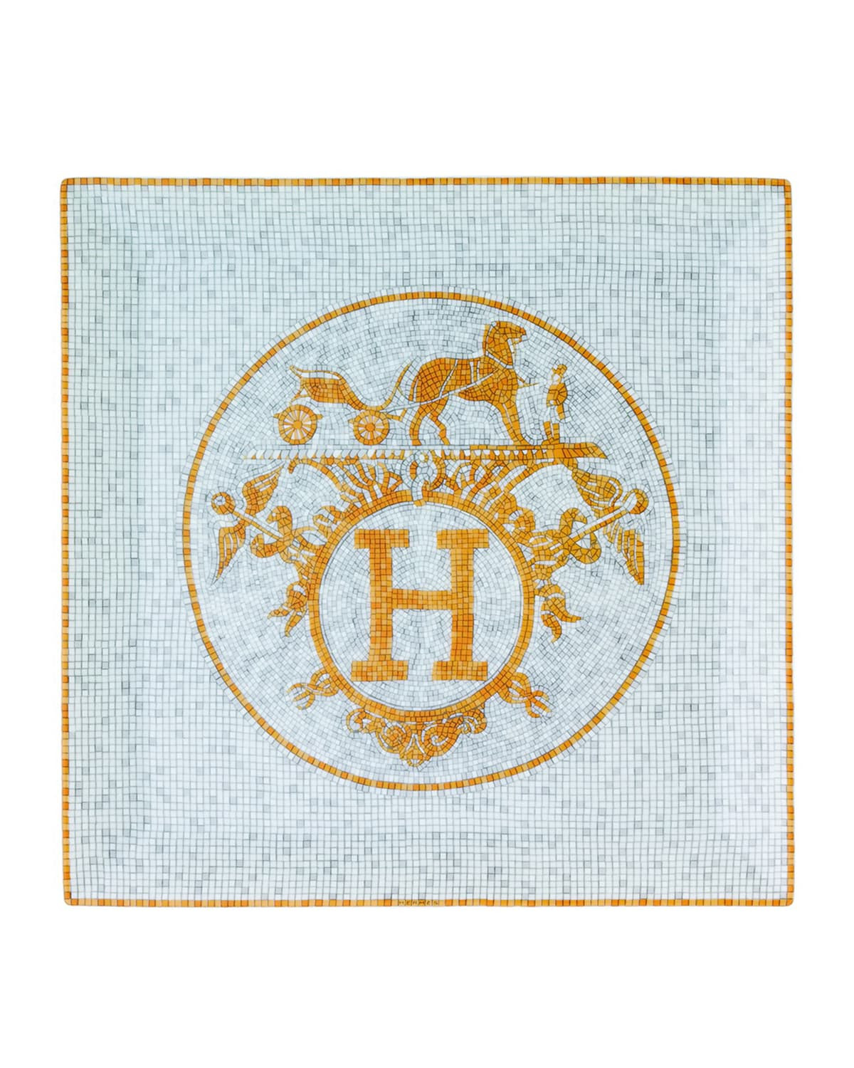 Mosaique au 24 Gold Square Plate #5 | Horchow